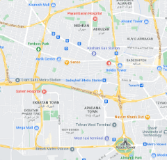 نقشه  هتل منهتن بانکوک