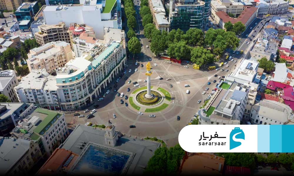 دسترسی به میدان آزادی گرجستان