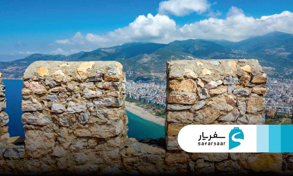 مسیر دسترسی به قلعه آلانیا
