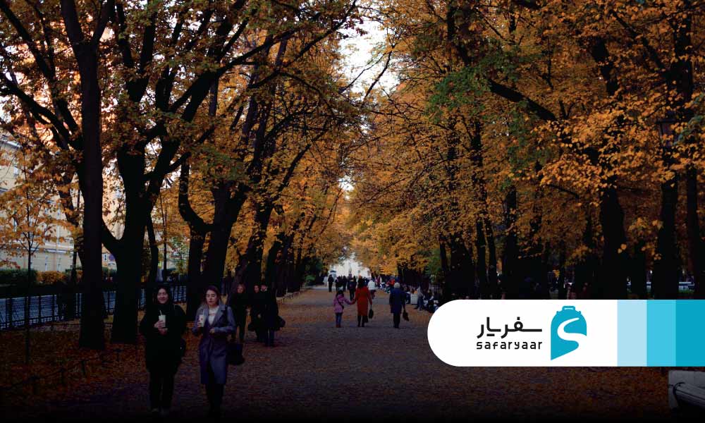 پاییز در سنت پترزبورگ