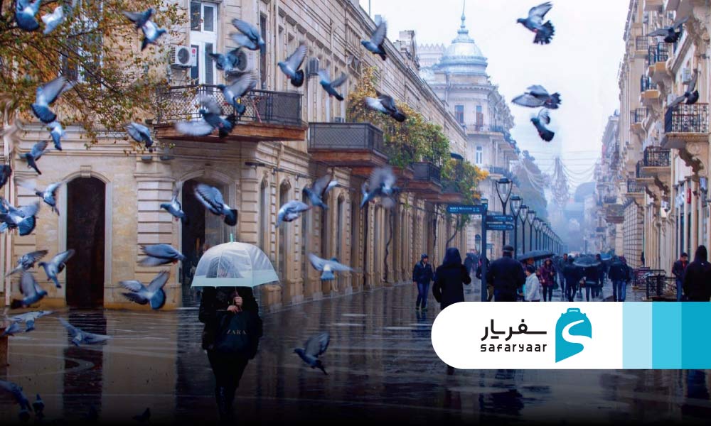 آب و هوای باکو در پاییز
