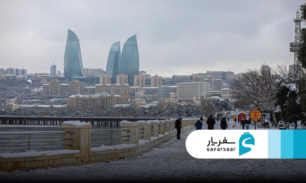 آب و هوای باکو در زمستان