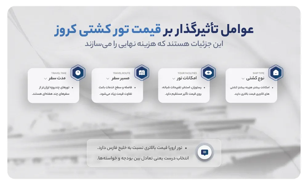 قیمت تور کروز