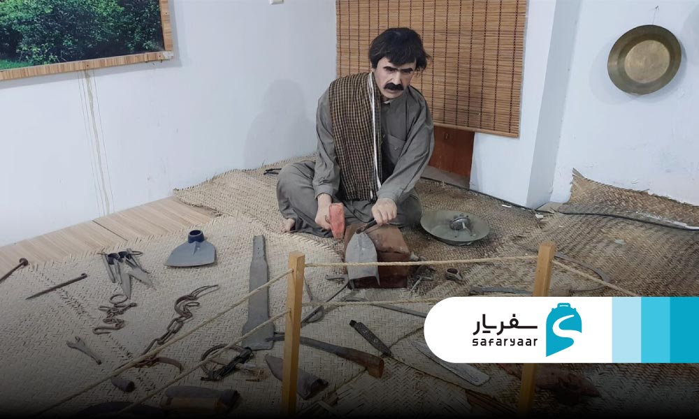 بخش های مختلف موزه محلی چابهار