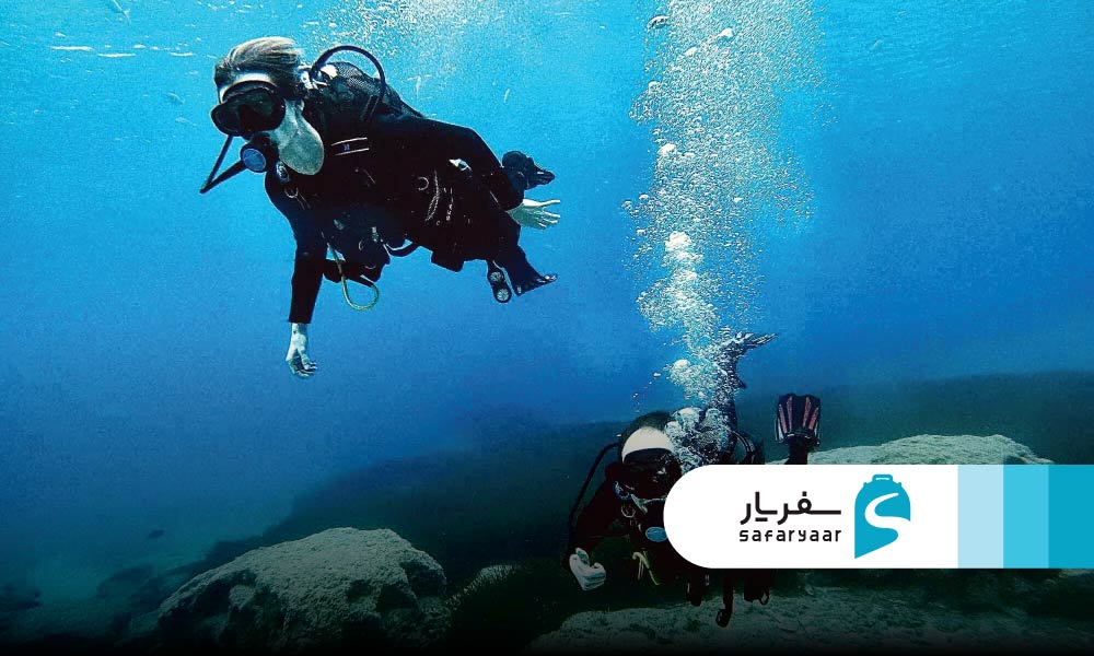 غواصی و ماجراجویی در آب های شفاف