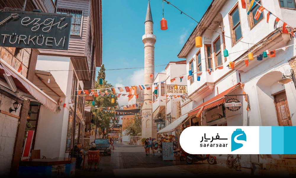 موقعیت جغرافیایی آنتالیا و راه های دسترسی