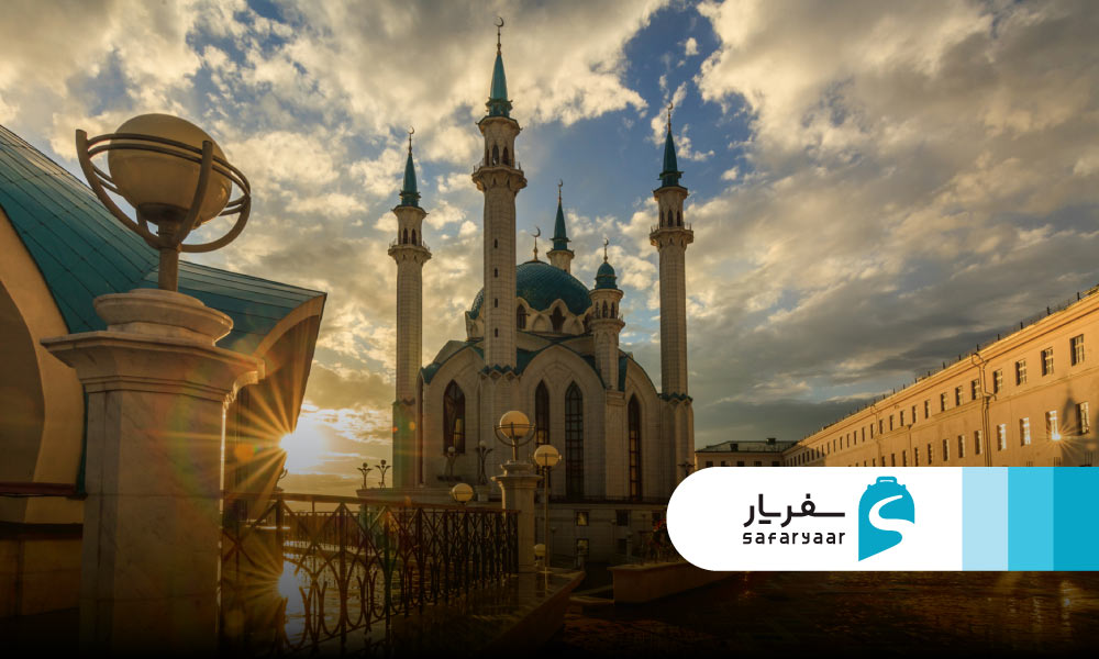 موقعیت جغرافیایی و نقشه کازان
