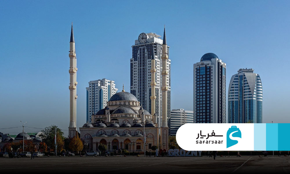 گروزنی و مسجد قلب چچن