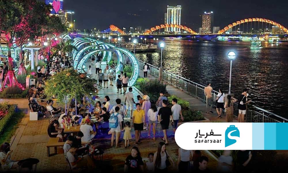 رودخانه هان و پیاده روی شبانه