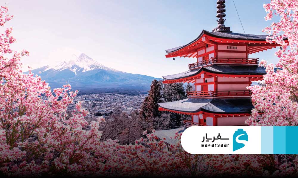 آب و هوای ژاپن در بهار