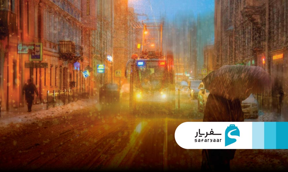 مدیریت باران های ناگهانی سنت پترزبورگ