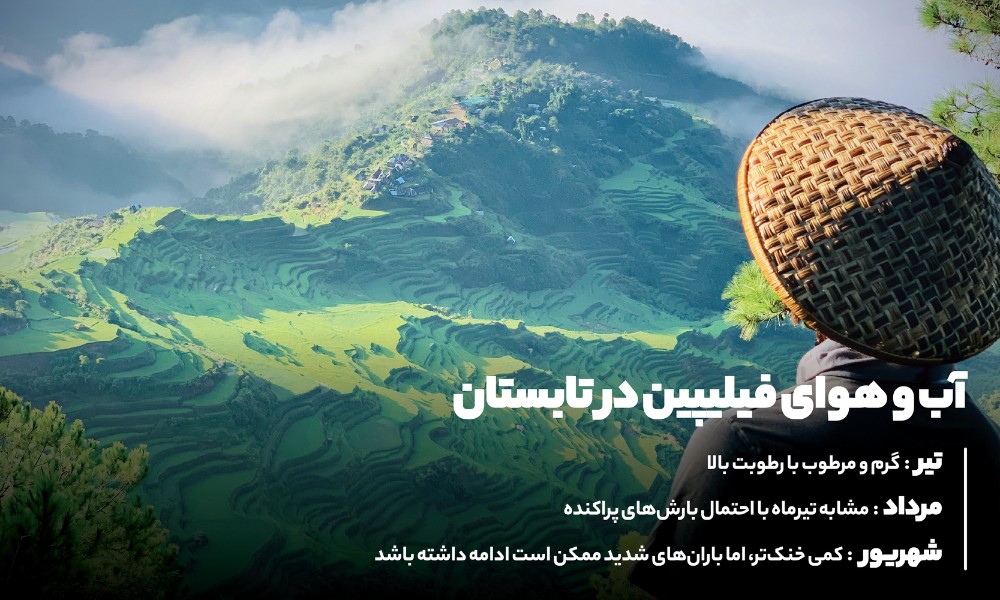 آب و هوای فیلیپین در تابستان