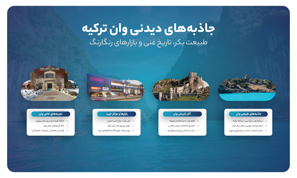 جاذبه های دیدنی وان