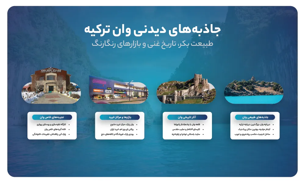 جاهای دیدنی وان 