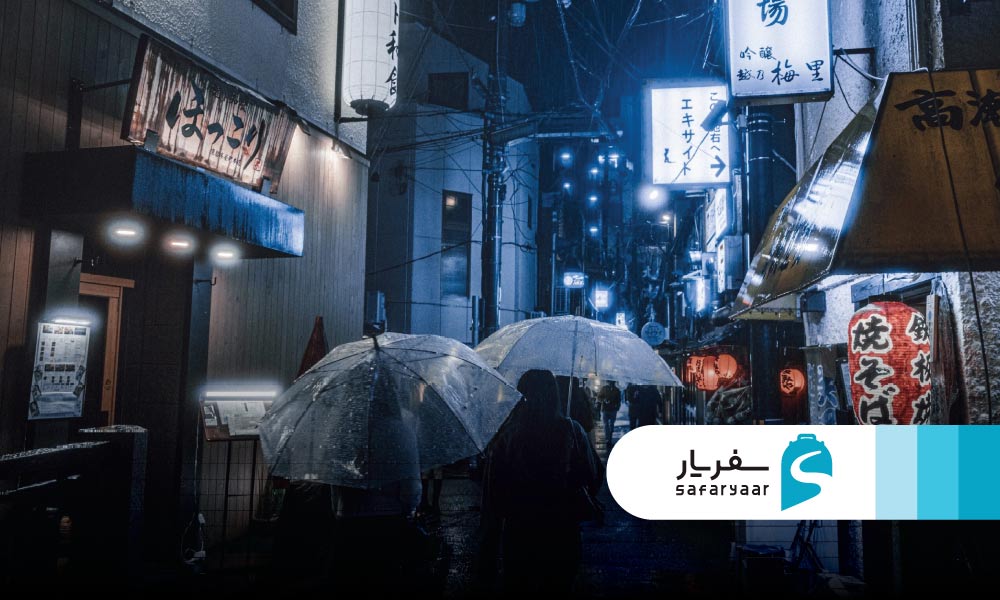 بارندگی، رطوبت و موسمی ها در ژاپن