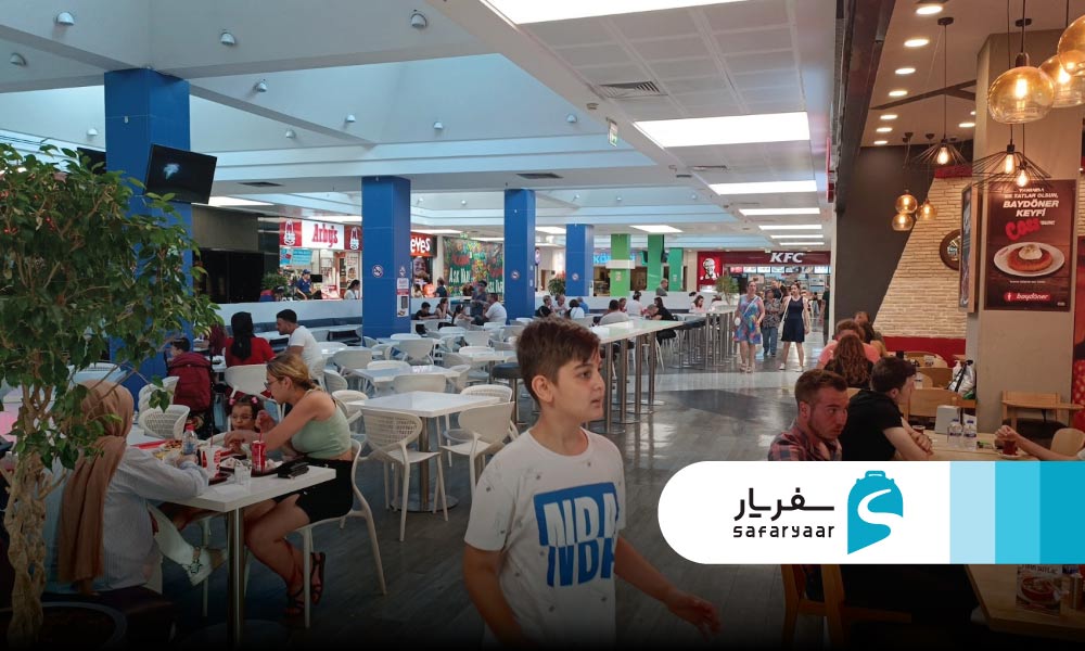 رستوران ها، کافه ها و فودکورت مرکز خرید آگورا ازمیر