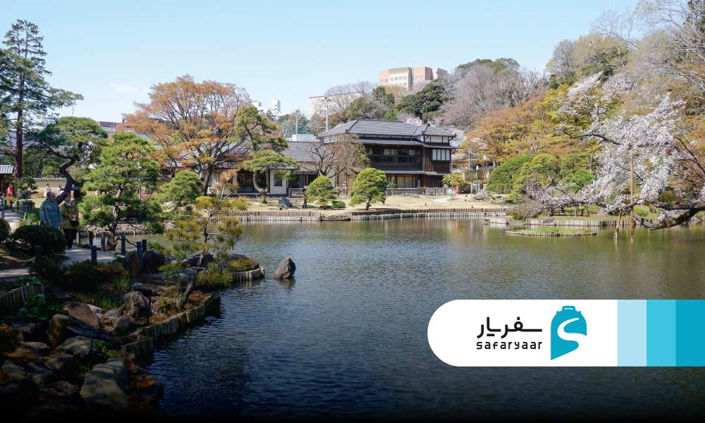 باغ شین ادوگاوا – فضای خلوت و آرام