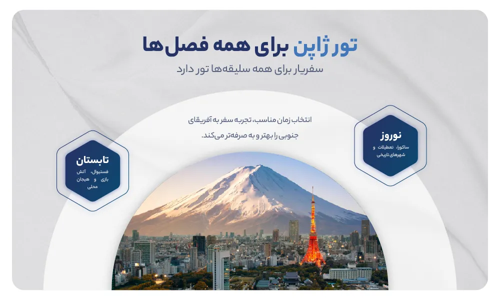 انواع تور ژاپن