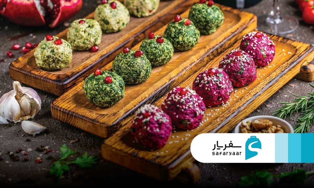 غذاهای گیاهی، پیش غذاها و مزه ها