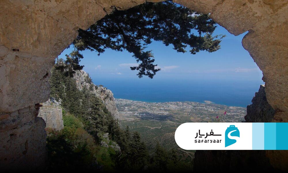 نمایی به سمت سواحل ترکیه