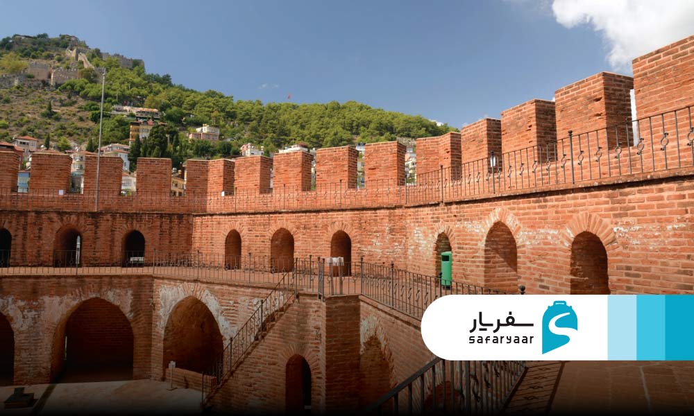 برج قرمز آلانیا کجاست