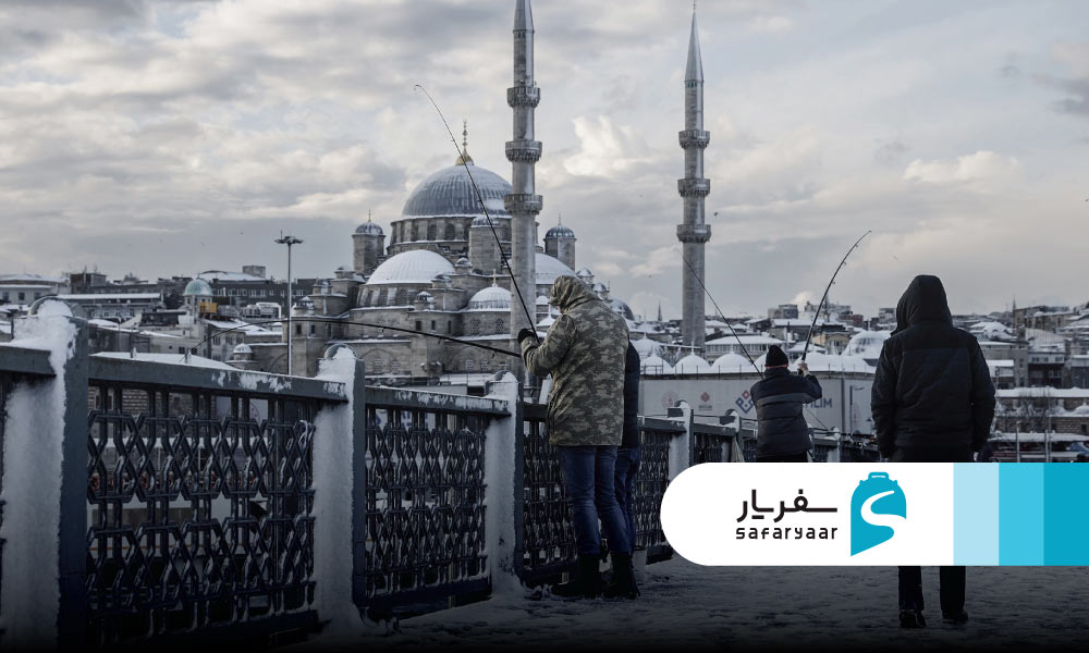 زمستان (آذر تا بهمن)؛ تجربه استانبول در برف و باران