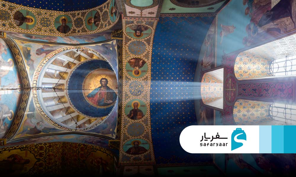 شکوه معماری کلیسای سیونی: هنر سنگ، گنبد و نقاشی های بی نظیر