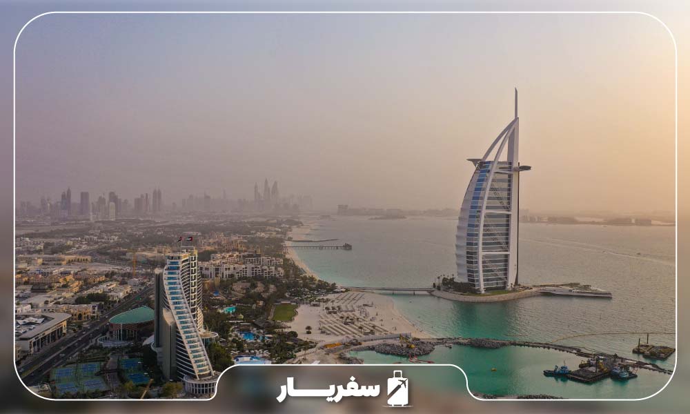 بازدید از برج العرب اولین هتل هفت ستاره دبی 