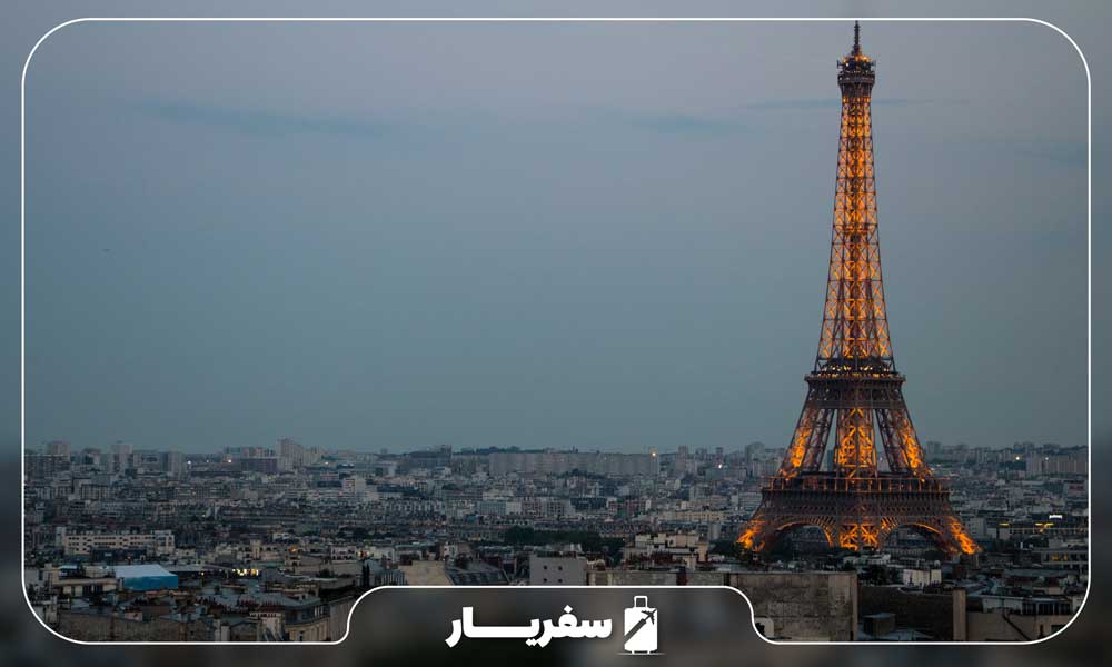 بازدید از برج ایفل در تور فرانسه