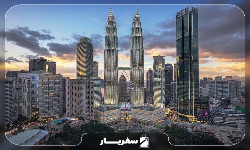 زیبایی برج های دوقلو پتروناس در مالزی