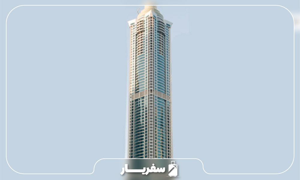 برج مسکونی مارینا تورچ یکی از بلندترین آسمان خراش های دبی