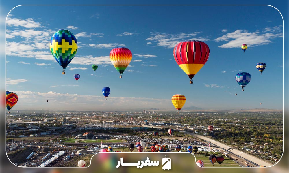 جشنواره بالن های رنگارنگ در آسمان های ارمنستان
