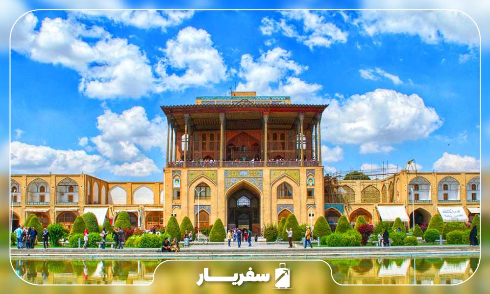 معماری عمارت عالی قاپو اصفهان 
