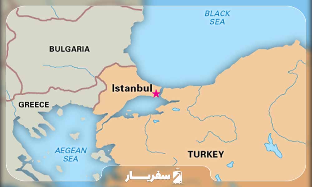 نقشه استانبول