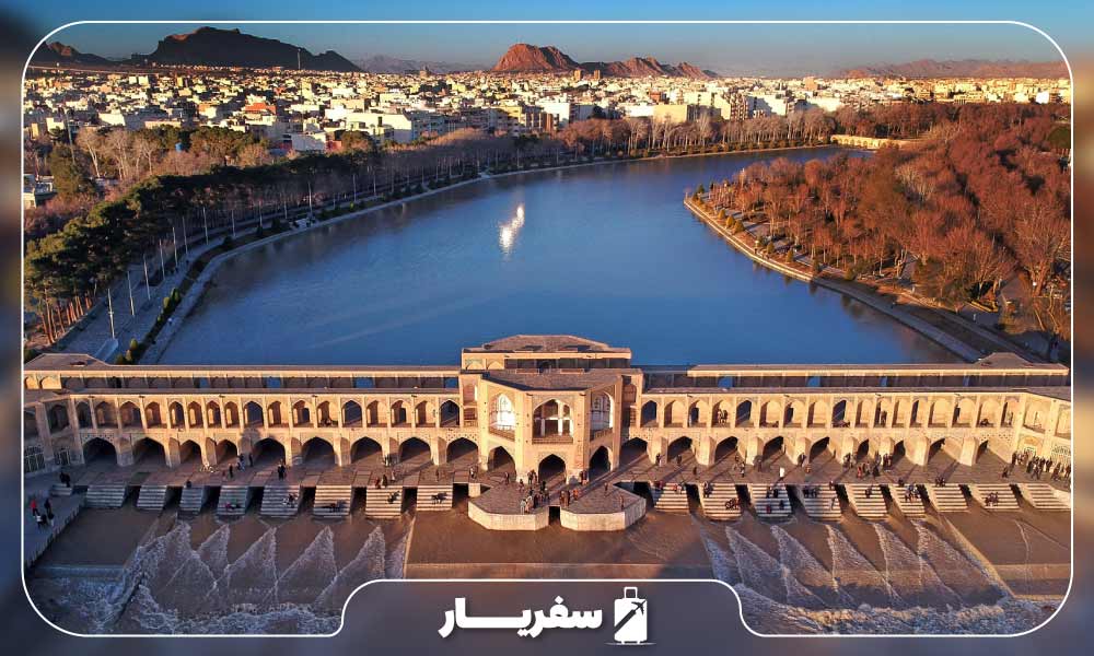 معماری و ساخت پل خواجو اصفهان