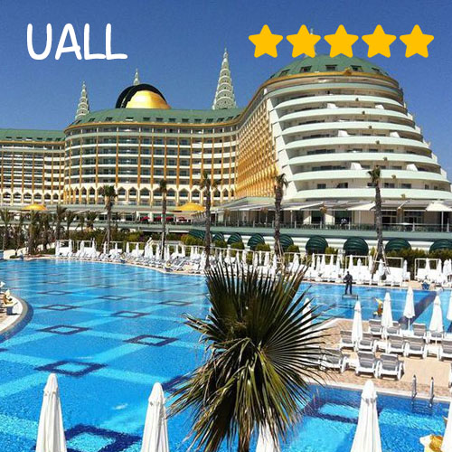 تور آنتالیا هتل 5 ستاره UALL